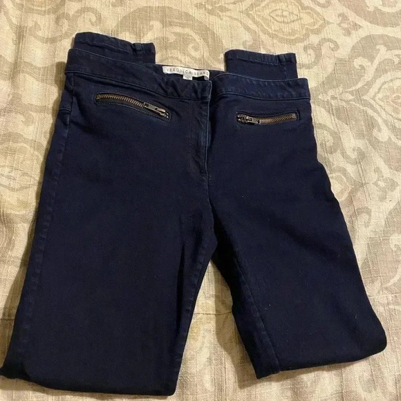 Veronica Beard Stretchy Skinny jeans with zip Pockets - Picture 3 of 10